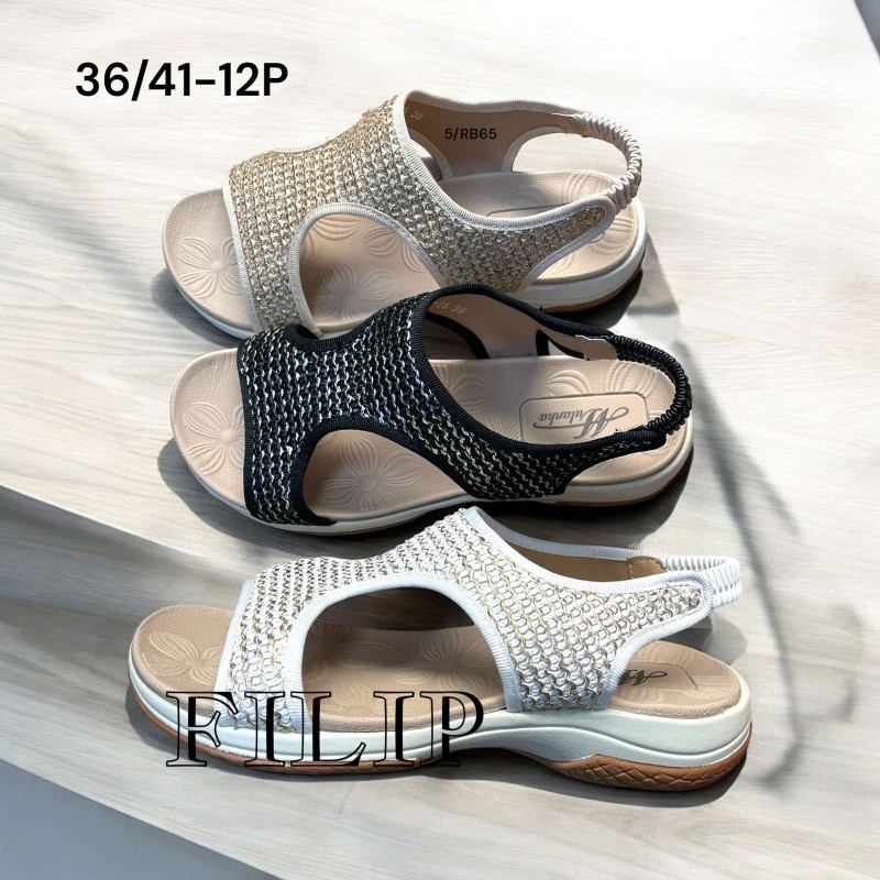 Buty Sandały Damskie (36-41,12par)Kolor Jak na zdzięciu
