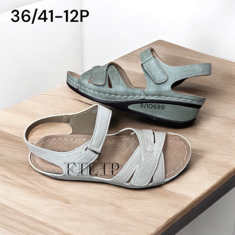 Buty Sandały Damskie (36-41,12par)Kolor Jak na zdzięciu