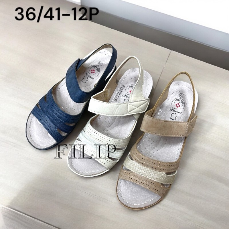 Buty Sandały Damskie (36-41,12par)Kolor Jak na zdzięciu