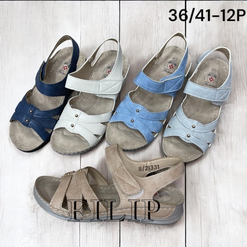 Buty Sandały Damskie (36-41,12par)Kolor Jak na zdzięciu