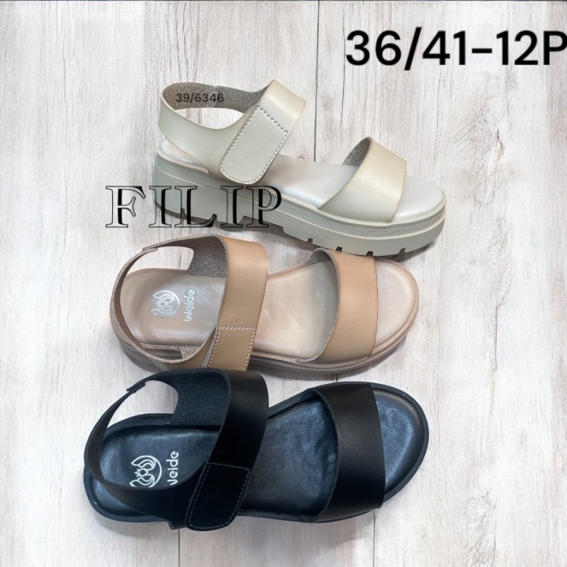 Buty Sandały Damskie (36-41,12par)Kolor Jak na zdzięciu