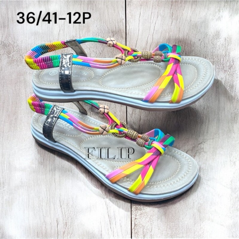 Buty Sandały Damskie (36-41,12par)Kolor Jak na zdzięciu