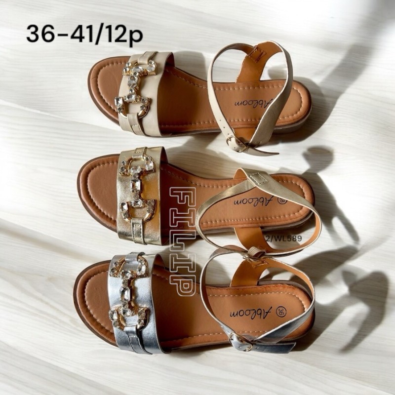Buty Sandały Damskie (36-41,12par)Kolor Jak na zdzięciu