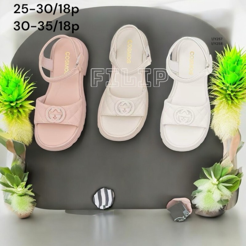 Buty Sandały Dziecięce (30-35,18par)Kolor Jak na zdzięciu