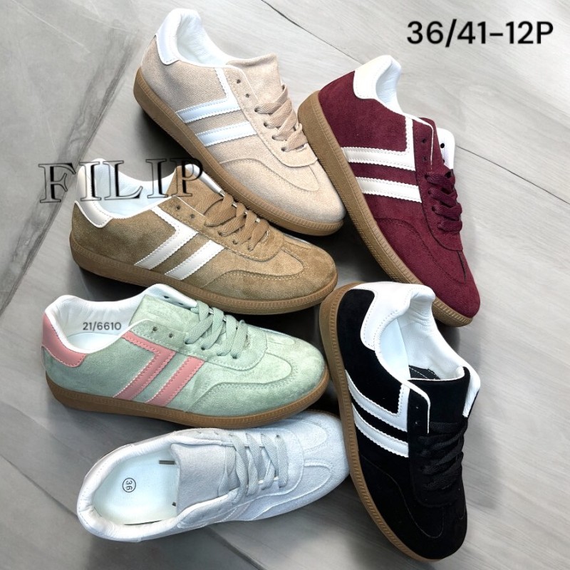 Buty Sportowe Damskie(36-41,12par)Kolor Jak na zdzięciu