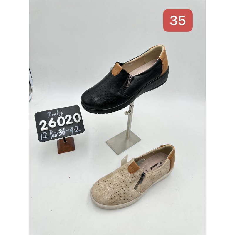 Buty Półbuty Damskie(36-42,12par)Kolor Jak na zdzięciu