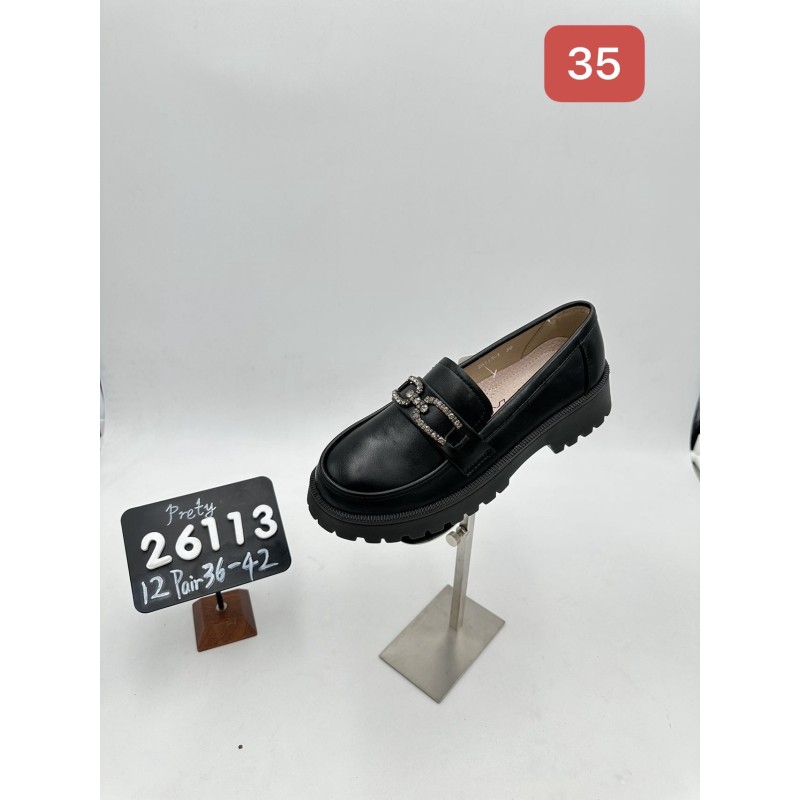 Buty Półbuty Damskie(36-42,12par)Kolor Jak na zdzięciu