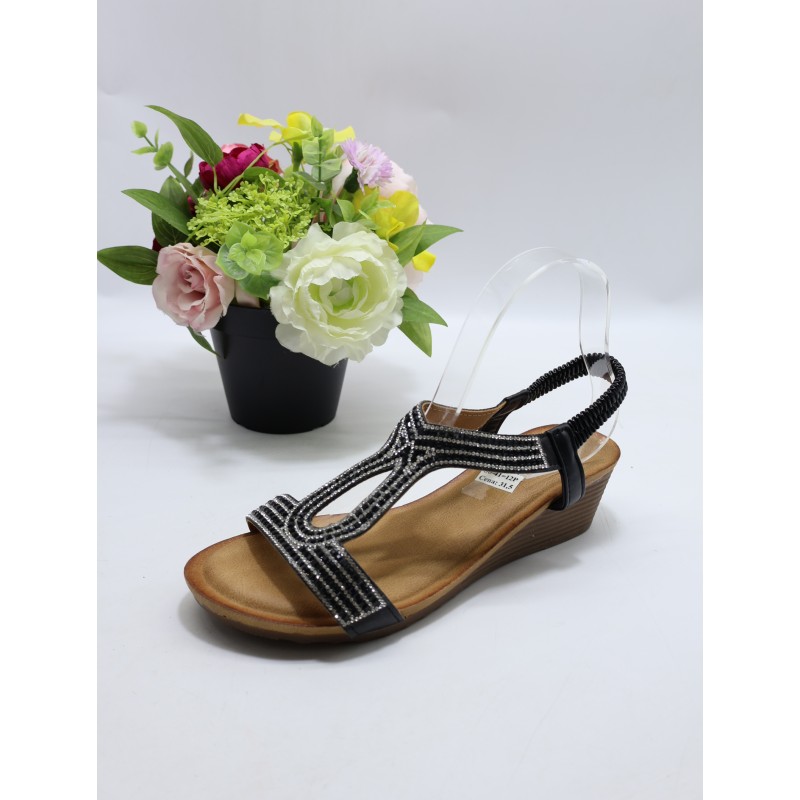 SANDAŁY DAMSKIE. Size: 36/41 ( 12 par/paczka) Kolor jak na zdzięciu