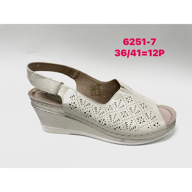 Buty Sandały Damskie(36-41,12par)Kolor Jak na zdzięciu