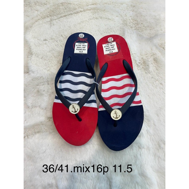 Buty Klapki Damskie (36-41,24par)Kolor Jak na zdzięciu