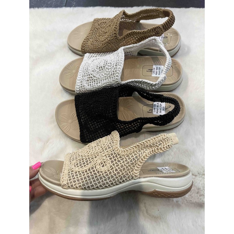 Buty Sandały Damskie (36-41,12par) Kolor Jak na zdzięciu