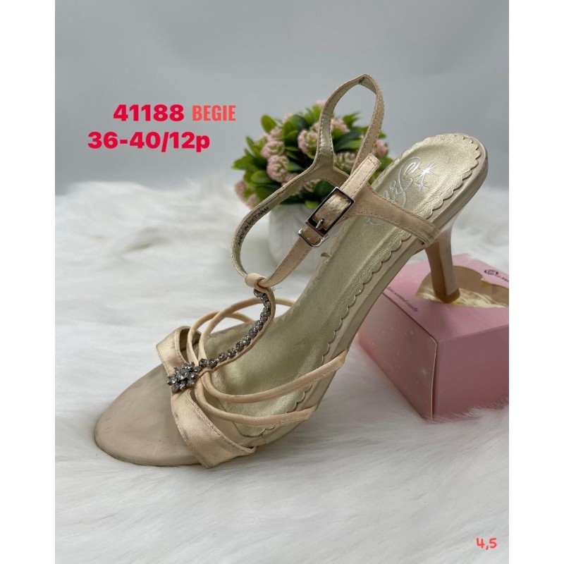 Buty Sandały Damskie (36-40,12par) Kolor Jak na zdzięciu