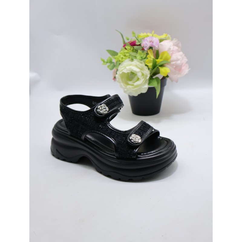 SANDAŁY DAMSKIE. Size: 36/41 (12 par/paczka) Kolor jak na zdzięciu