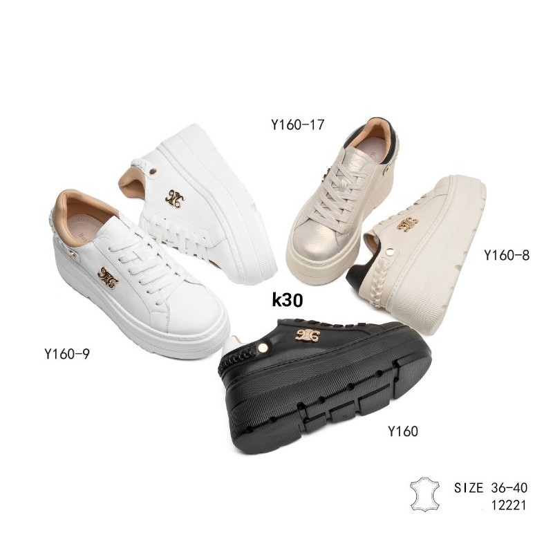 Buty Sportowe Damskie (36-40,12par)Kolor Jak na zdzięciu