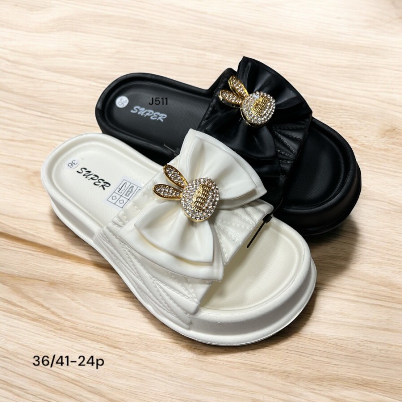 Buty Klapki Damskie (36-41,24par)Kolor Jak na zdzięciu
