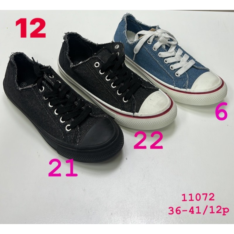 Buty Sportowe Damskie (36-41,12par)Kolor Jak na zdzięciu