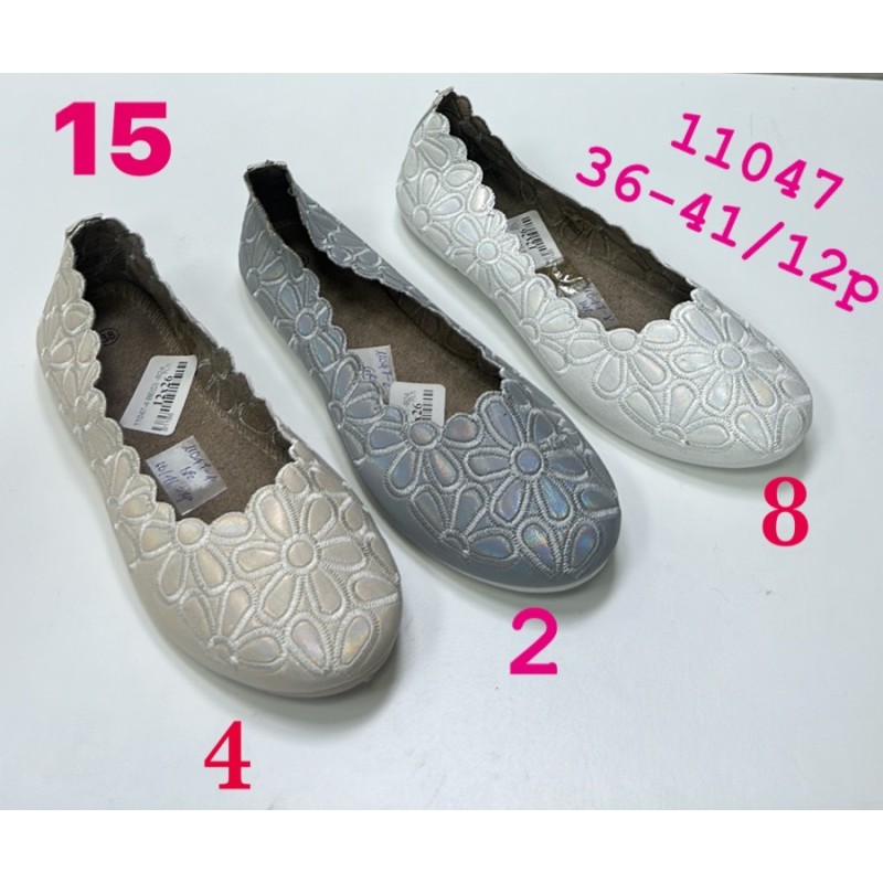 Buty Półbuty Damskie (36-41,12par)Kolor Jak na zdzięciu