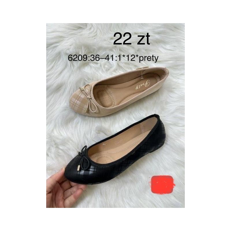 Buty Półbuty Damskie (36-41,12par)Kolor Jak na zdzięciu
