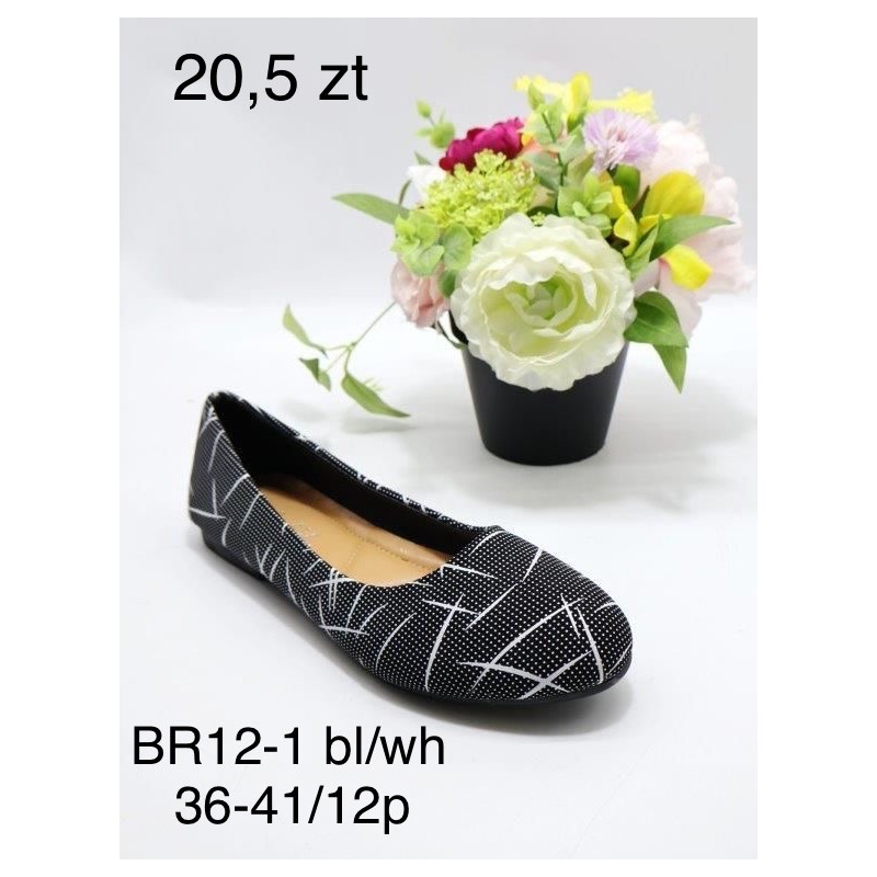 Buty Półbuty Damskie (36-41,12par)Kolor Jak na zdzięciu