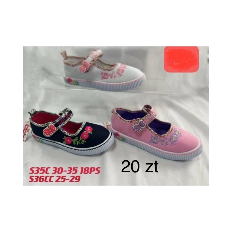 Buty Półbuty DZIECIĘCE (30-35, 18par)Kolor Jak na zdzięciu