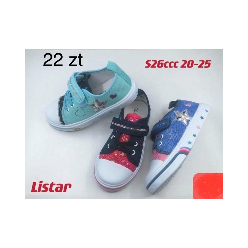 Buty Sportowe DZIECIĘCE (20-25, 18par)Kolor Jak na zdzięciu