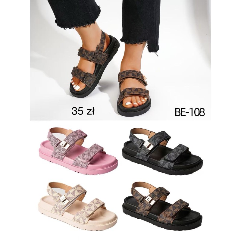 Buty Sandały Damskie (36-41,12par) Kolor Jak na zdzięciu