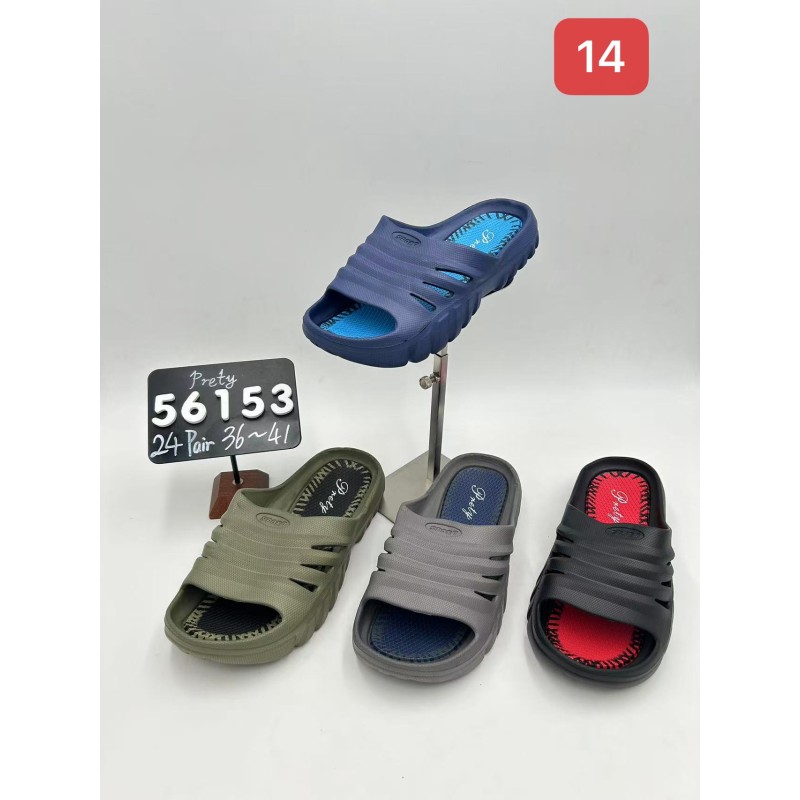 Buty Klapki Damskie (36-41,12par) Kolor Jak na zdzięciu